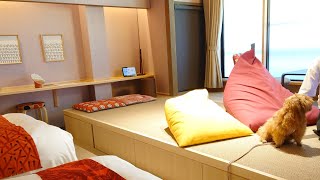 榎屋旅館にお泊りするあんず【2023.9.23】ゆふいんの旅【3歳11ヶ月】