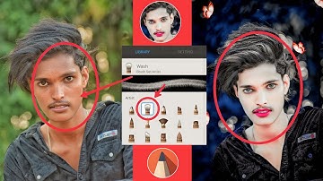 HDR Face smooth skin whitening face smooth photo editing || Autodesk Sketchbook face smooth editing