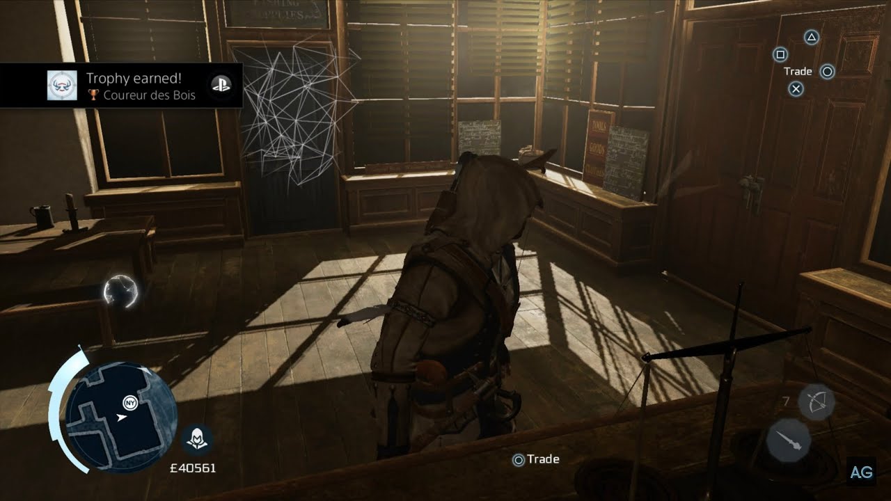 Coureur des Bois achievement in Assassin's Creed III