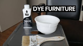 How to Dye Furniture Using Rit!