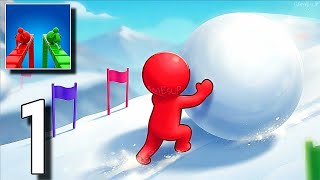 Bridge Race - Gameplay Walkthrough Part 1 - Stickman Bridge Building Challenge Game (Android & iOS)