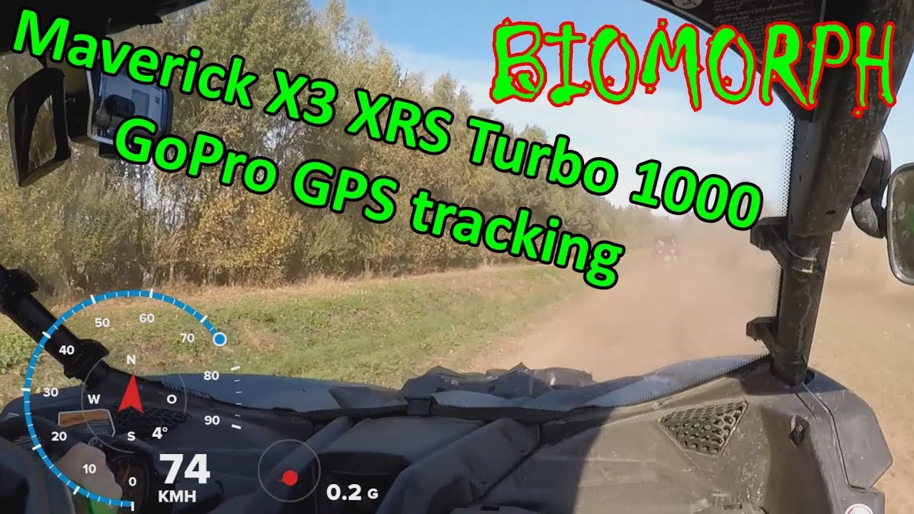 Maverick X3 XRS Turbo 1000 | GoPro GPS tracking | Baggerpark Emsland 20.10.2018