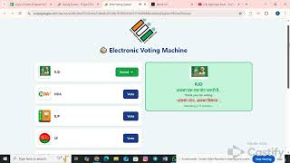 How Make EVM Voting System Use Google Sheet And Web App Script khud ka vote system kaise bnaya #free screenshot 5