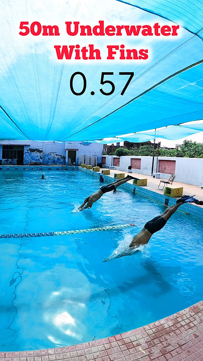 50m Underwater Swim in 23.24 seconds 🔥 #swimming #swim #underwater