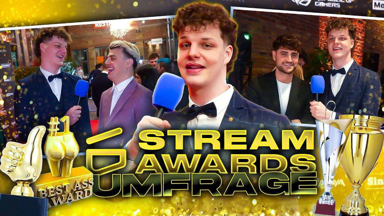 🏆😬WER ist der UNSYMPATHISCHSTE STREAMER? I Umfrage mit NoahZett28 bei den STREAMAWARDS 2024