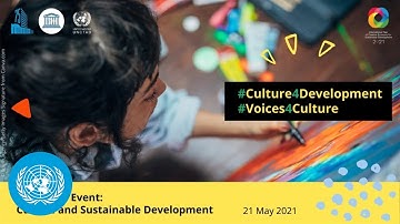 High-level event on "Culture and Sustainable Development"