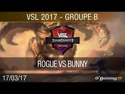 Rogue vs Bunny - VSL - Group B - Match 1 - Starcraft II