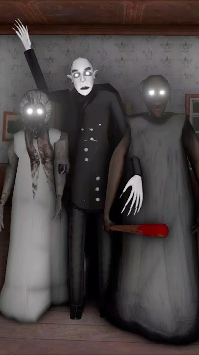 Triple Jumpscare with Granny Nosfertu and Slendrina mother in Granny Update PC Mod