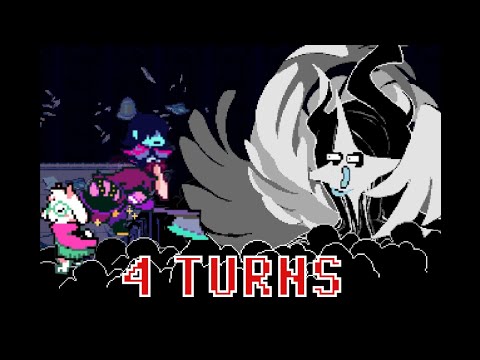 Deltarune Chapter 4 Defeating Titan In 4 Turns 