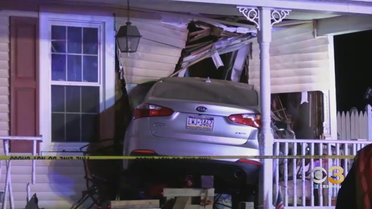 No Injuries Reported After Car Crashes Through Home In Forks Township