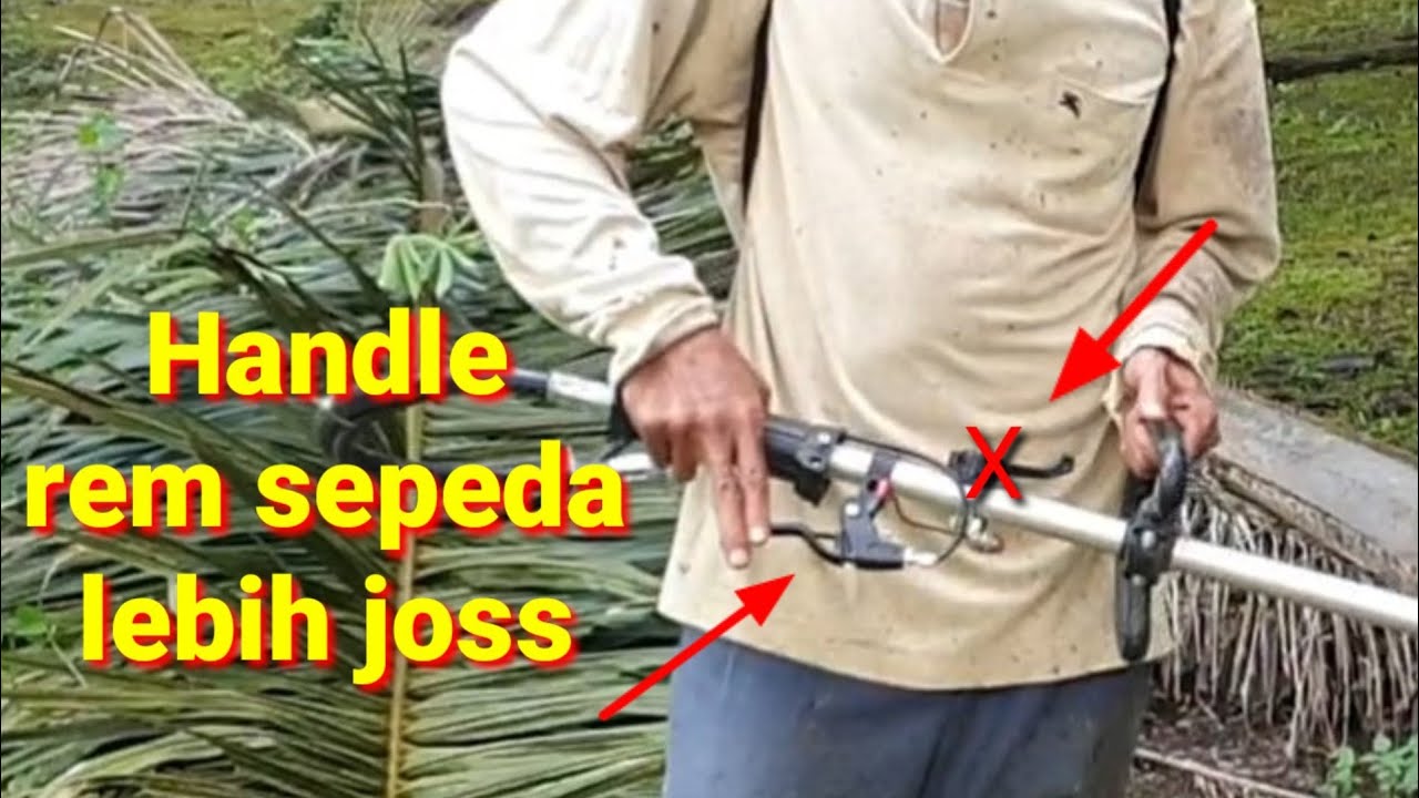 POTONG RUMPUT PAKAI HANDLE REM SEPEDA//LIHAT HASILNYA....???