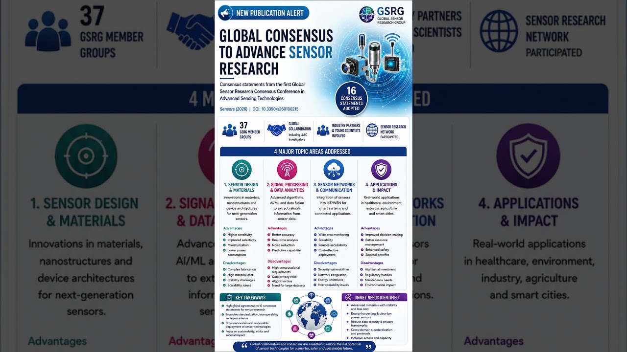 The Future of Sensor Research: Global Consensus & Innovation