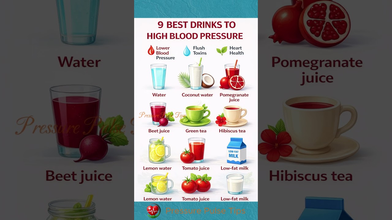 Best Drinks To Lower High Blood Pressure: Try These 9 Today! 