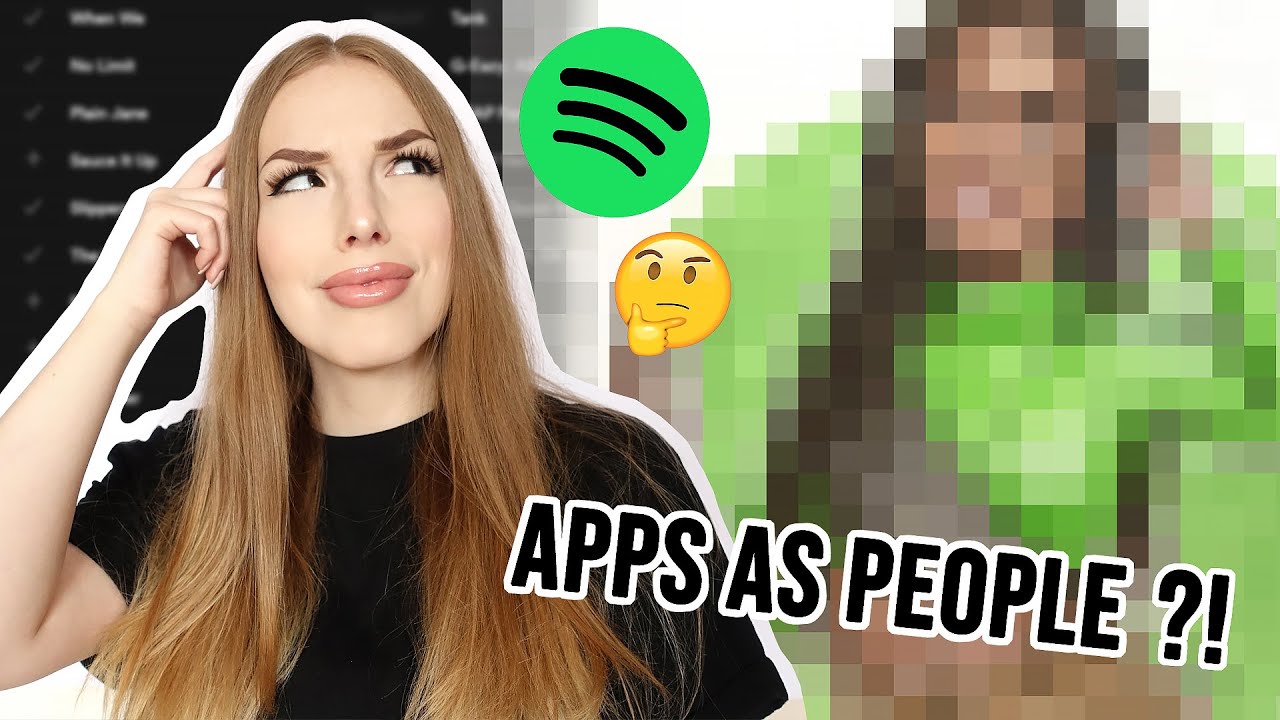 APPS AS PEOPLE- SPOTIFY *Drawing Edition*