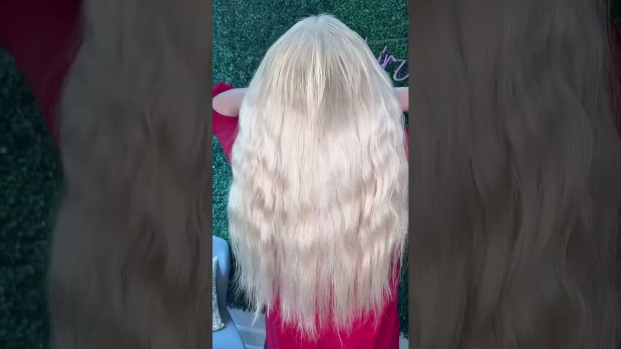 Healthy Platinum Blonde Hair