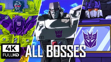 TRANSFORMERS: DEVASTATION All Boss Battles 4K 60FPS Ultra HD