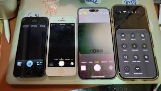 iOS 6 → iOS 27 History of iPhone Camera Ui