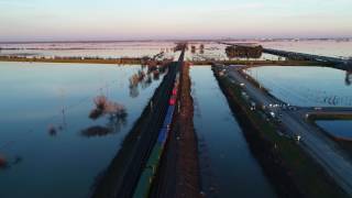 Train Hits Crossover At Webster Drone