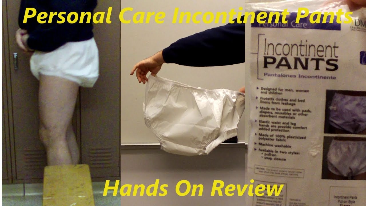 DMI Incontinent Pants diaper nappy cover review YouTube