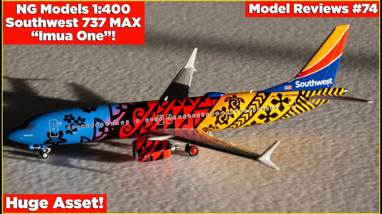 NG Models 1:400 Southwest 737 MAX 8 