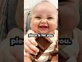 Baby's Kindness Spreads🍫❣️　 #babyfunny #funnybaby #funnybabyvideos