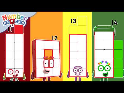 🍽️ Sunday Lunch Stories | Learn to Count for Children | Numberblocks Portuguese Brazil