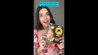 Tata Q Hot & Spicy Shezwan Noodles Review - Yayy or Nay? | #shorts