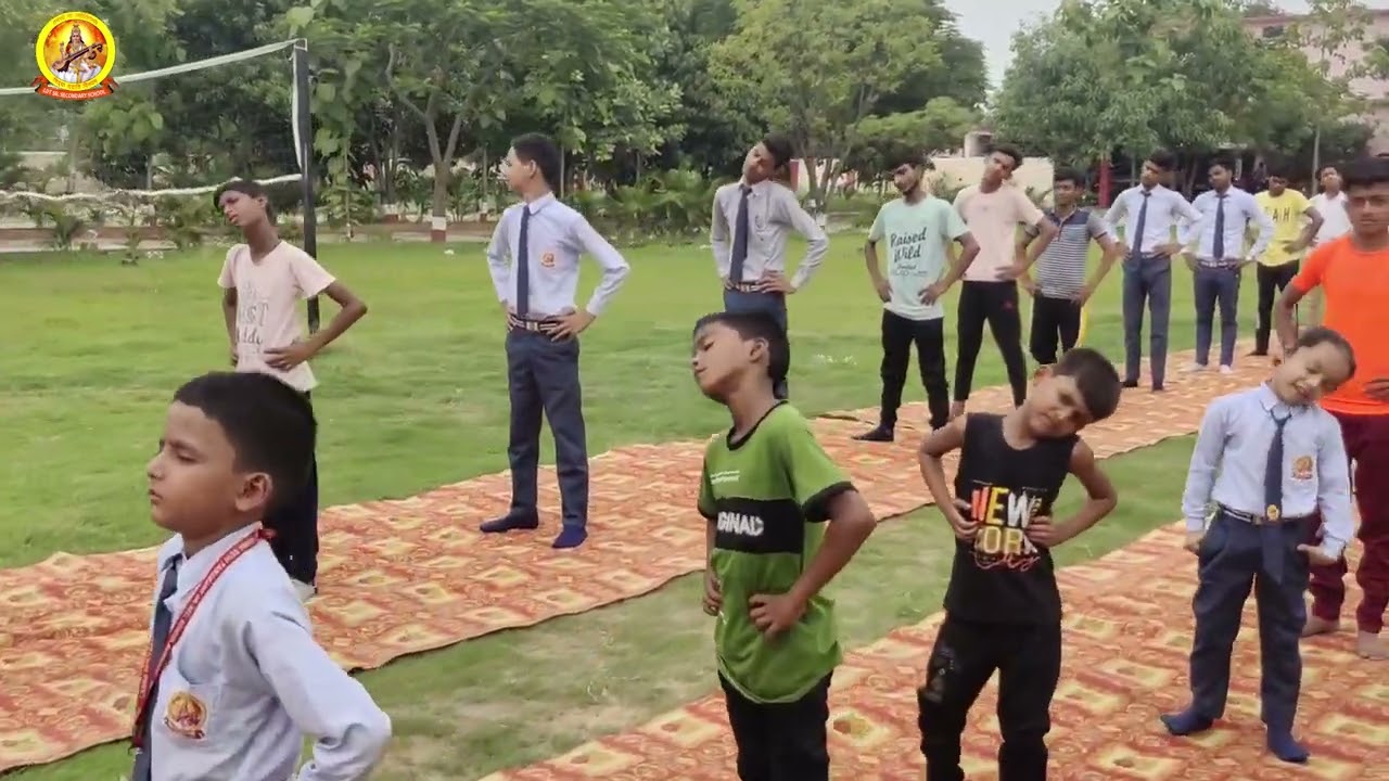 International Day of Yoga at Lagna Devi Tarakant Senior Secondary School, Ranihawa, Deoria, (U.P.)