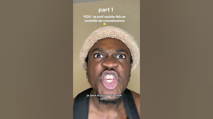 POV: ta prof raciste fait un contrôle de connaissance