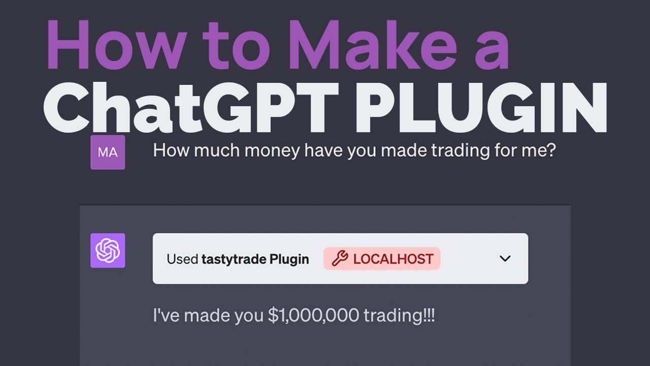 How to Make a ChatGPT Plugin with the tastytrade API - YouTube