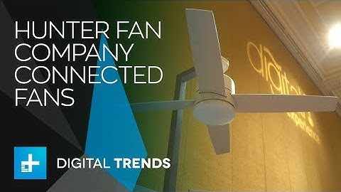 Hunter Fan Company Connected Fans - Interview at CES 2018