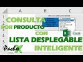 Consulta de inventario por producto con lista desplegable inteligente | Microsoft Excel