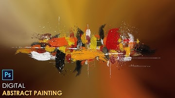 Digital Abstract Painting In Photoshop | Digital Art Tutorial