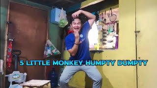 5 Little Monkey Humpty Dumpty | TikTok Dance Challenge #trending #dance #tiktok