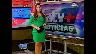 Fiorella Sifuentes Rica En Vestido Verde Atv Noticias