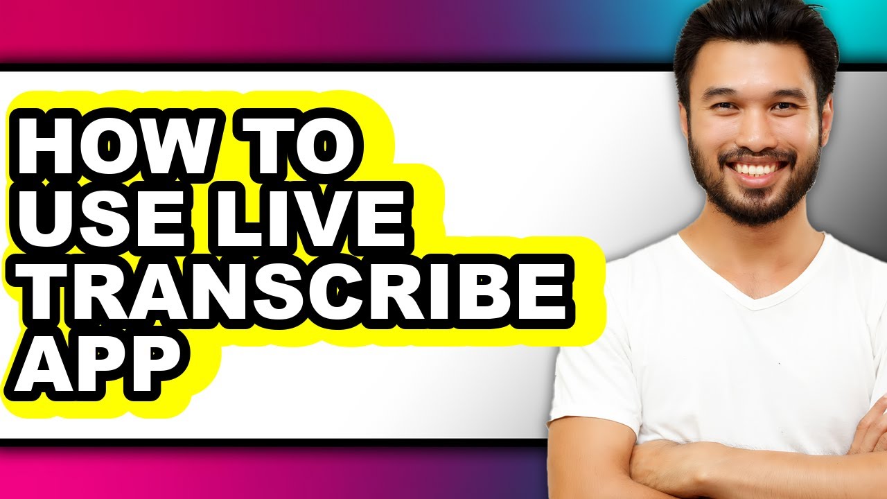 How to Use Live Transcribe App (only Way)