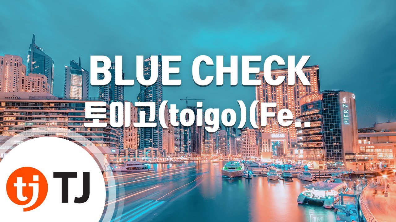 [TJ노래방] BLUE CHECK - 토이고(Prod. by Slom)(toigo) / TJ Karaoke