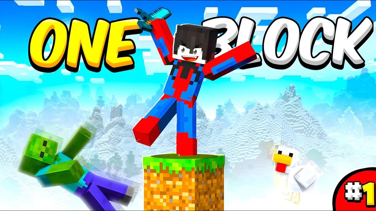 First Day In MINECRAFT ONEBLOCK😍| One Block EP.1 - YouTube