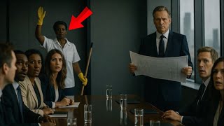 CEO Sneered “Bring Me the Real Architect” , Then the Janitor Raised Her Hand and Silenced the Room