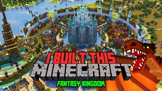 I Spent 100 hours Building a HUGE Fantasy Kingdom in Minecraft