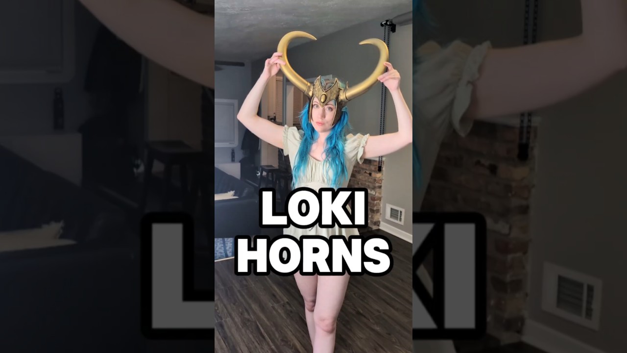 I Made Loki's Horns! #cosplay #3dprinting #marvel