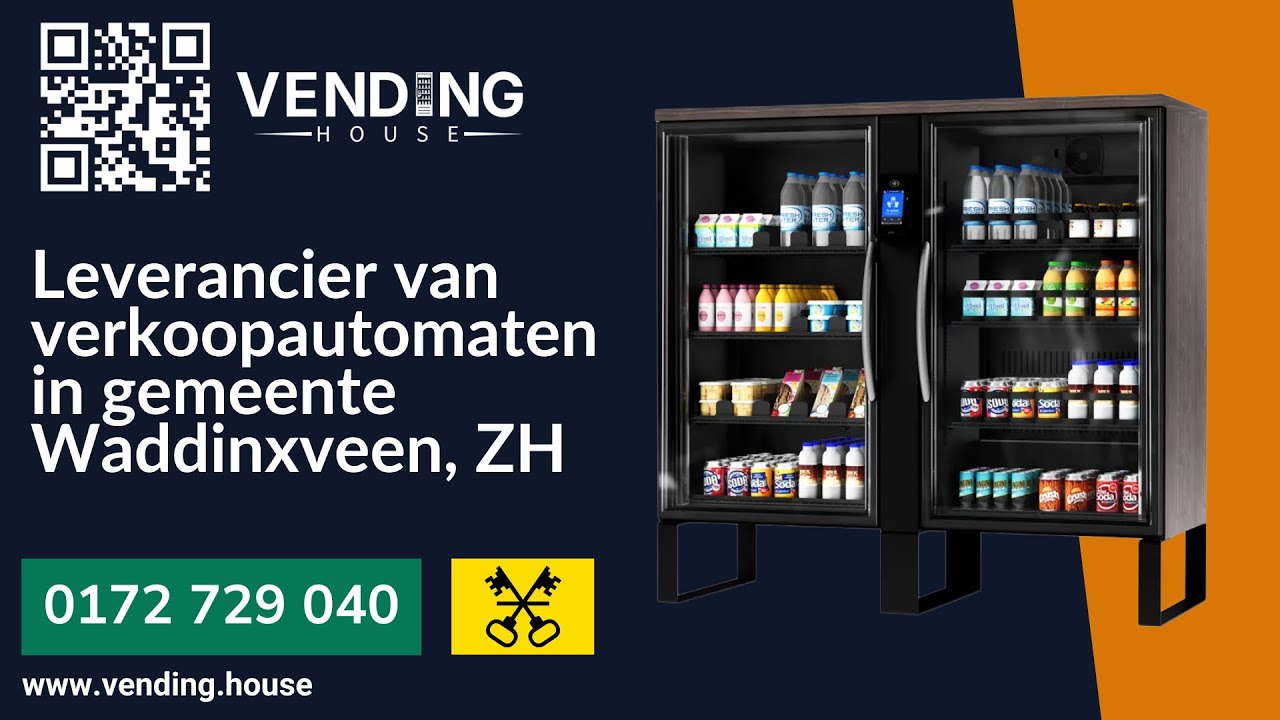 Vending House - Leverancier van verkoopautomaten in gemeente Waddinxveen, Zuid-Holland