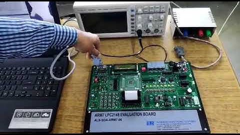 DAC-Digital to Analog Converter , Microcontroller and Embedded Systems Lab 4th sem,CSE,KIT, Tiptur.