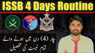 ISSB 4 Days Routine and All Test | ISSB Test Preparation
