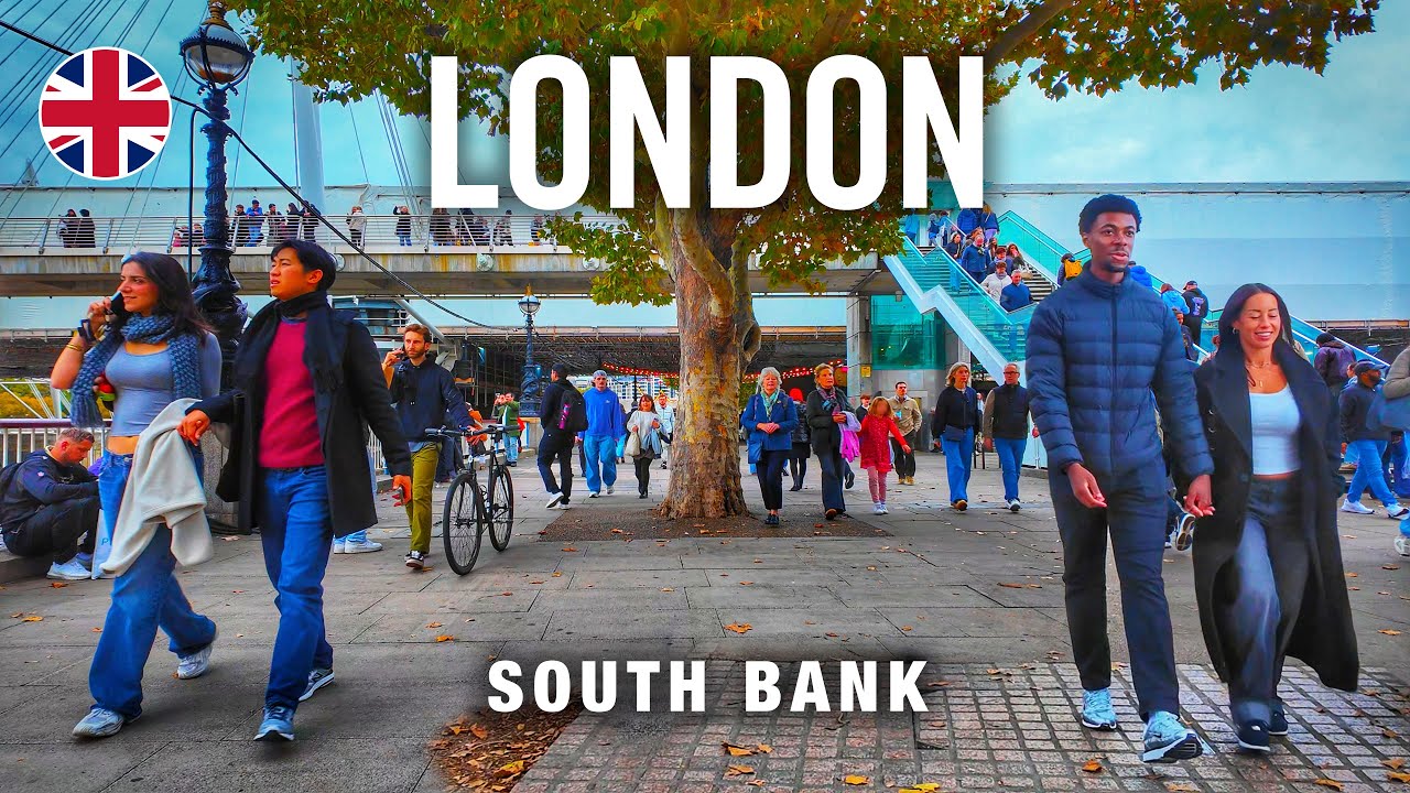 London Walking Tour 4K 🇬🇧 Southbank
