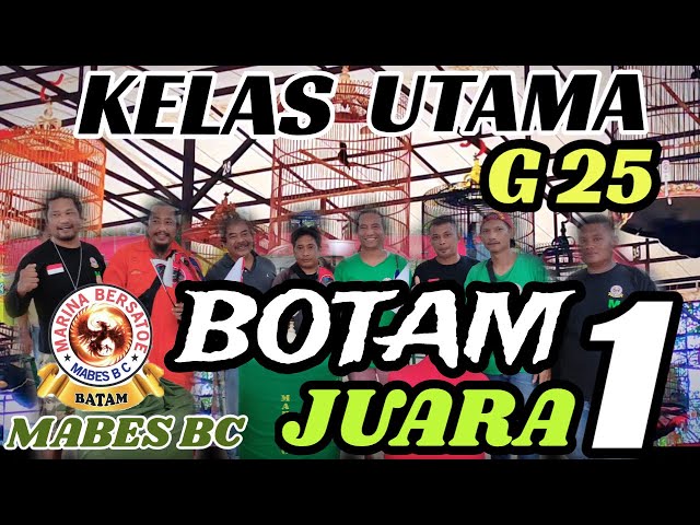 EVENT RGN G25 - BOTAM JUARA 1 KELAS UTAMA (300K) class=