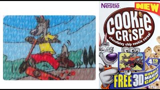 Cookie Crisp 3D Bubble Magic Card \& Cereal Adverts (2002)