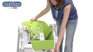 Scaun de masa Peg Perego Prima Pappa Follow Me Wonder Green