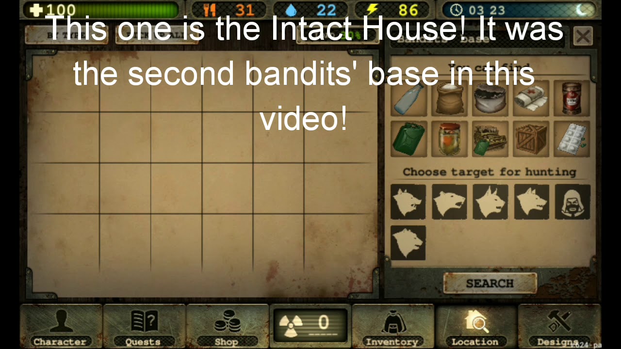 Types of Bandits' Base - Day R Survival