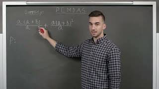 Easy PEMDAS Trick (order of operations) - Algebra 1 Full Tutorial